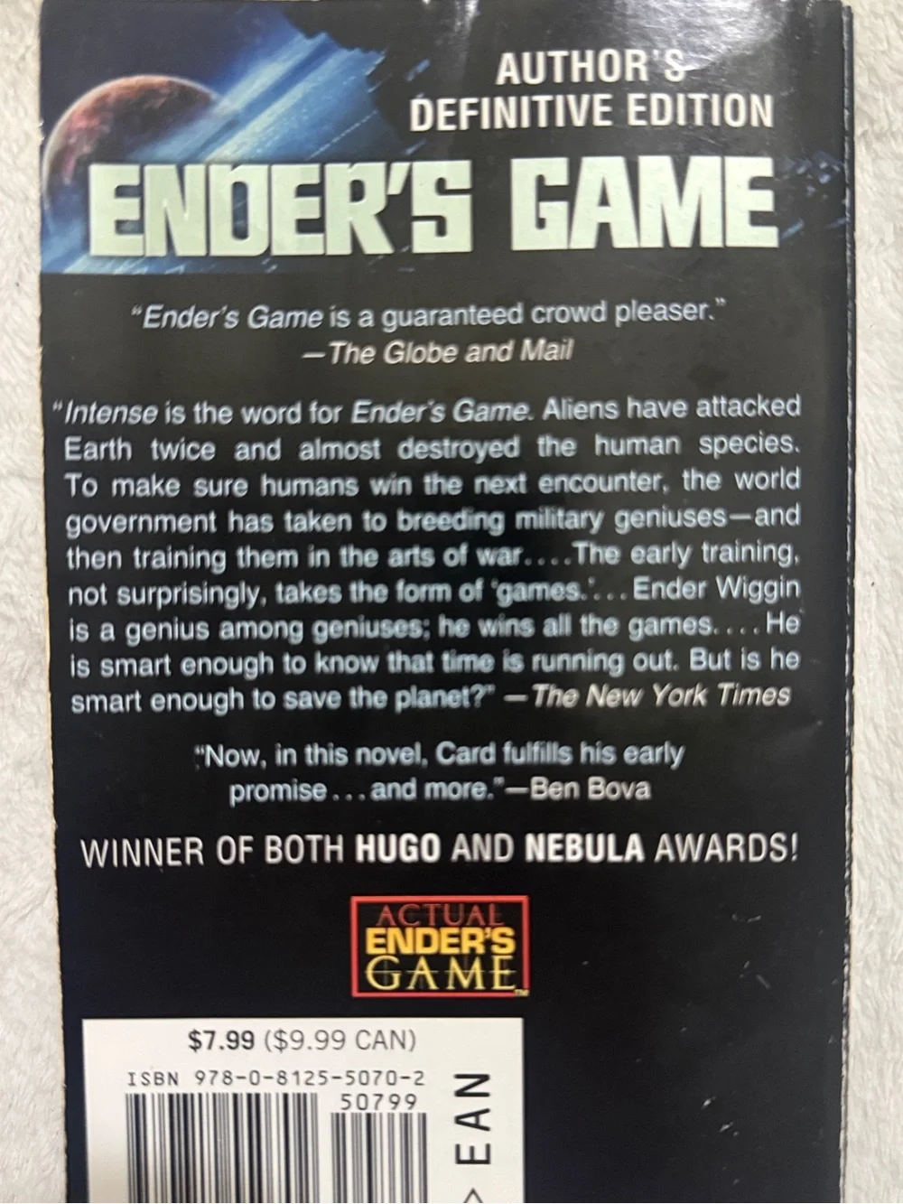 Ender's Game & Speaker For The Dead by Orson Scott Card